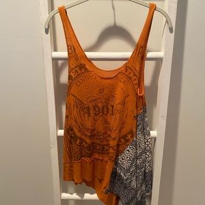 Free People Graphic Tank